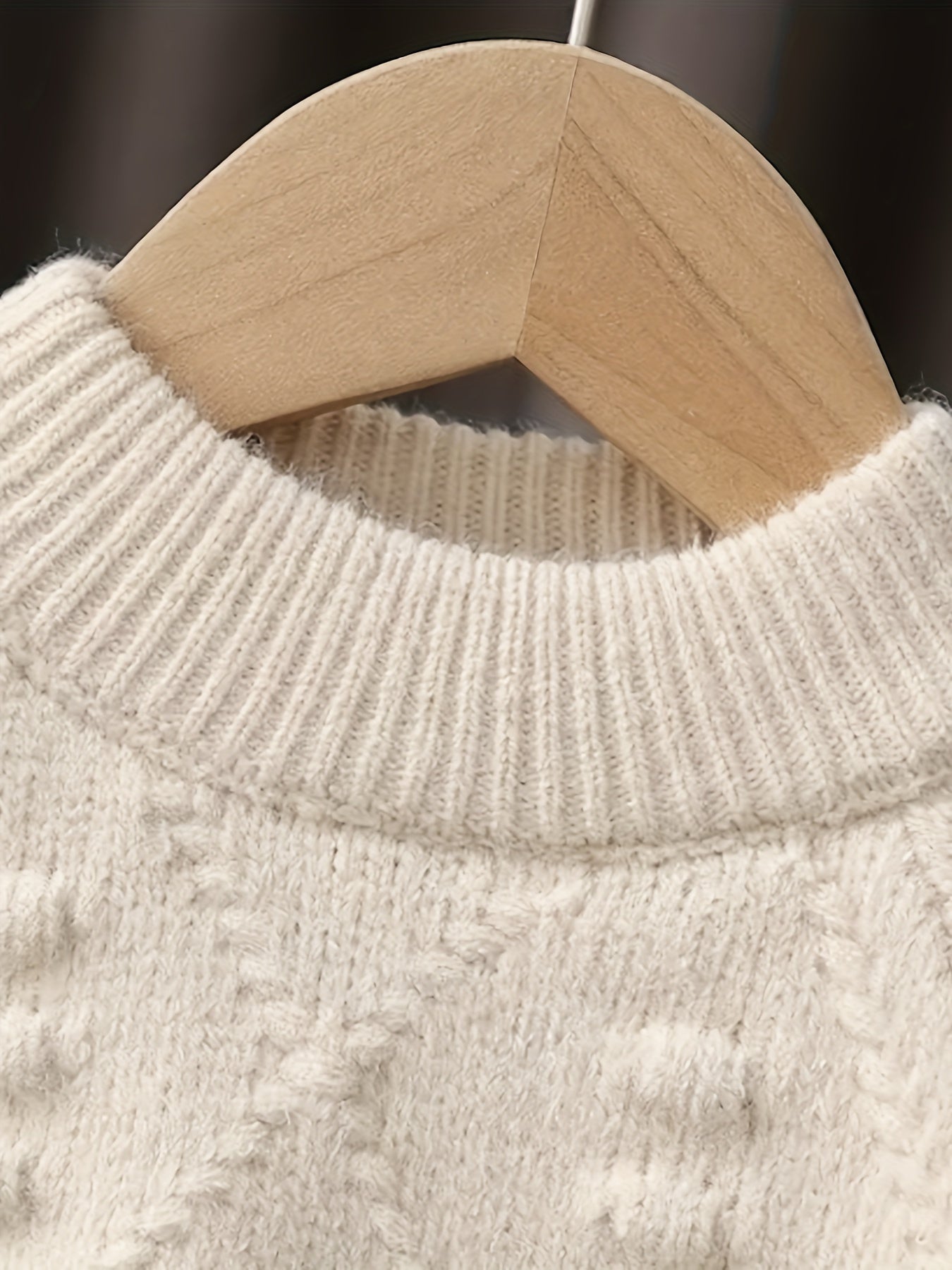 Baby Girls' Hearts Cable Knit Sweater