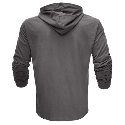 Cotton Hooded T-shirt