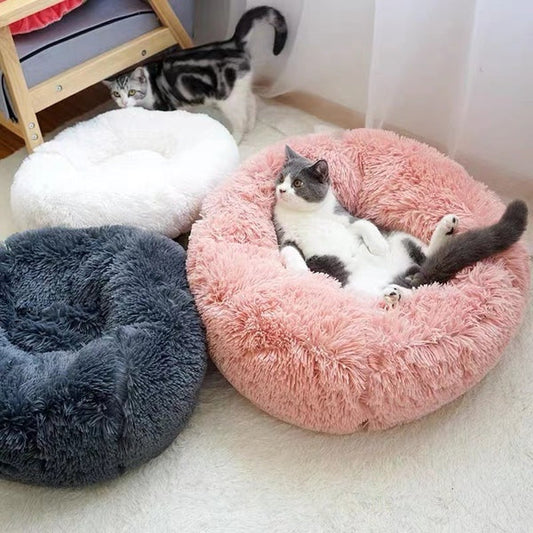 Pet Palace™ - Fluffy Donut Basket