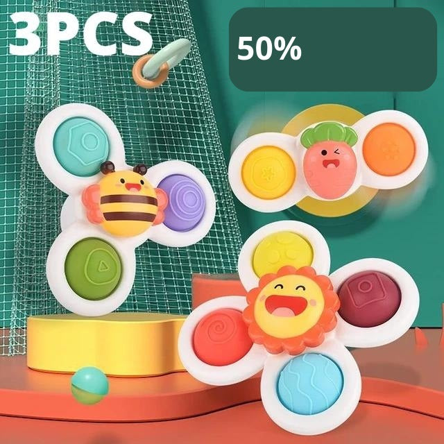 BabySpinner - Soft Rotating Spinners With Suction Cups