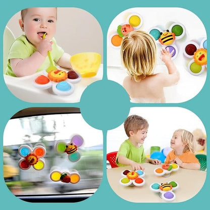 BabySpinner - Soft Rotating Spinners With Suction Cups