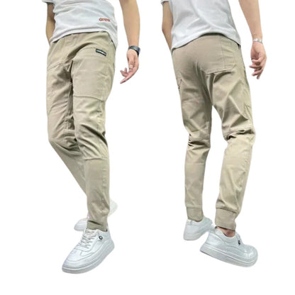 Elastic cargo pants