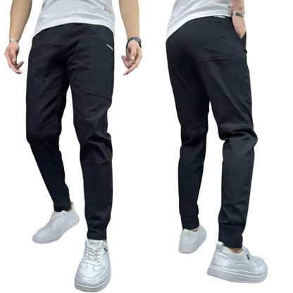 Elastic cargo pants