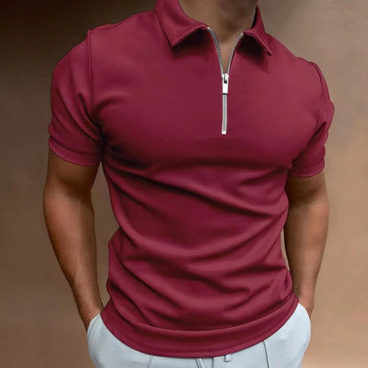 Simon Zip Up Polo