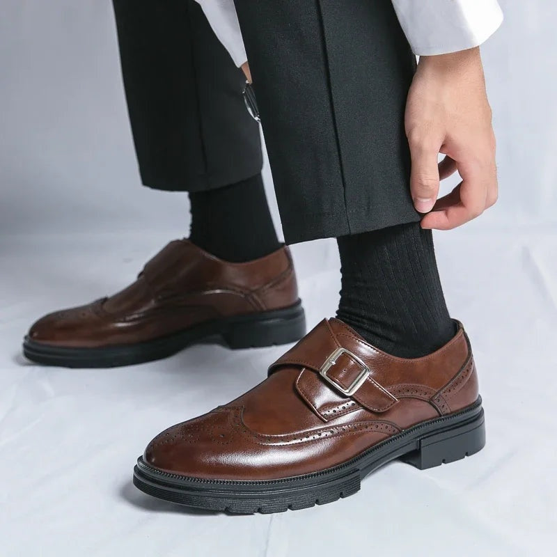 SARTO BUCKLE DRESS SHOES