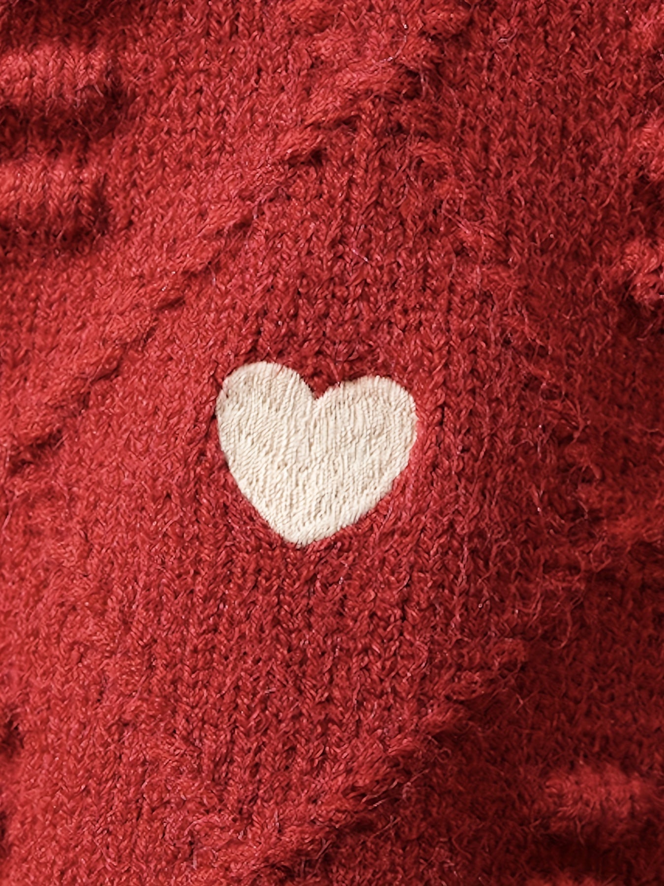 Baby Girls' Hearts Cable Knit Sweater