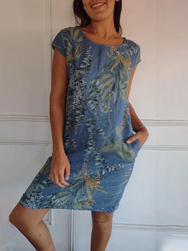 Cheril - Comfy Dress with round neck